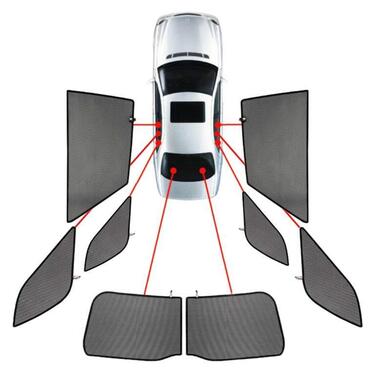 OPEL OMEGA SW 94-03 ΚΟΥΡΤΙΝΑΚΙΑ ΜΑΡΚΕ CAR SHADES - 8 ΤΕΜ.