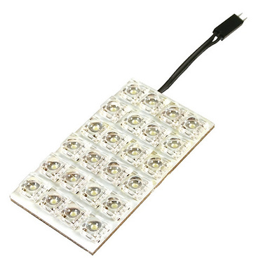 ΠΛΑΦΟΝΙΕΡΑ ΜΕ 24 LED (35x65mm)