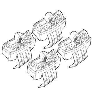 ΑΚΡΑ ΓΙΑ ΜΠΑΡΕΣ NORDRIVE ΓΙΑ RENAULT CAPTUR 01/13+ KIT