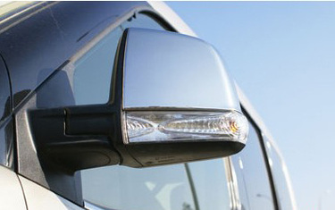 ΚΑΠΑΚΙΑ ΚΑΘΡΕΠΤΩΝ ΓΙΑ FIAT DOBLO II MVN 2010+OPEL COMBO D MVN 2012 + ΧΡΩΜΙΟ 2 ΤΕΜ. ΜΕΤΑΛΛΙΚΑ