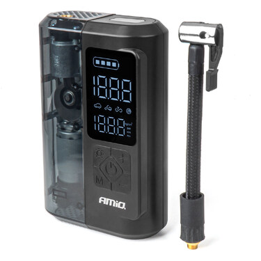 Amio - ΚΟΜΠΡΕΣΕΡ ΑΕΡΑ ΕΠΑΝΑΦΟΡΤΙΖΟΜΕΝΟ 12V & USB-C 10BAR 150PSI 20L/MIN 40W 1ΤΕΜ. (04378/AM)