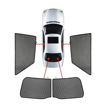 ΚΟΥΡΤΙΝΑΚΙΑ ΜΑΡΚΕ CAR SHADES ΓΙΑ ALFA ROMEO GIULIA (952) 4D 2015+ - 4 ΤΕΜ.