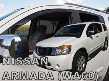 ΑΝΕΜΟΘΡΑΥΣΤΕΣ ΓΙΑ NISSAN ARMADA WA60 5D 2004-2016? ΣΕΤ ΑΥΤΟΚΙΝΗΤΟΥ ΑΠΟ ΕΥΚΑΜΠΤΟ ΦΙΜΕ ΠΛΑΣΤΙΚΟ HEKO - 4 ΤΕΜ.