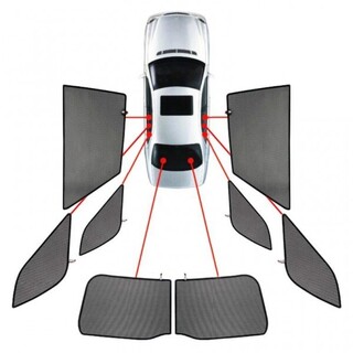 ΚΟΥΡΤΙΝΑΚΙΑ ΜΑΡΚΕ CAR SHADES ΓΙΑ BMW X6 (F16) 5D 2015-2019- 8 ΤΕΜ.
