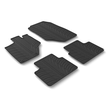 LAMPA - ΠΑΤΑΚΙΑ ΑΥΤΟΚΙΝΗΤΟΥ ΑΠΟ ΛΑΣΤΙΧΟ ΓΙΑ OPEL GRANDLAND 5D (ΑΥΤΟΜΑΤΟ/ΥΒΡΙΔΙΚΟ) 11/2024+ ΣΕ ΜΑΥΡΟ ΧΡΩΜΑ ME ΚΟΥΜΠΩΜΑΤΑ - 4 ΤΕΜ.