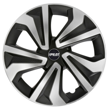 Lampa - Τάσια Vortexx διάσταση 14'' χρώμα μαύρα/ασήμι για Επιβατικά Αυτοκίνητα - 1 σετ (L3168.1)