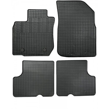 Cik - ΠΑΤΑΚΙΑ ΑΥΤΟΚΙΝΗΤΟΥ ΑΠΟ ΛΑΣΤΙΧΟ ΓΙΑ DACIA DUSTER 2X4 2010-2018 ΣΕ ΜΑΥΡΟ ΧΡΩΜΑ ΜΕ ΚΟΥΜΠΩΜΑΤΑ - 4 ΤΕΜ. (RM.DAC.0004/CK)