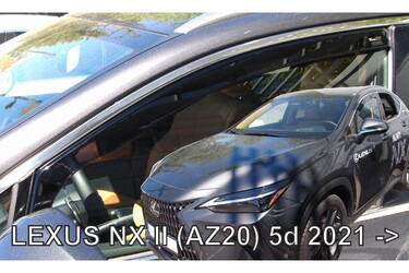 ΑΝΕΜΟΘΡΑΥΣΤΕΣ ΓΙΑ LEXUS NX (AZ20) 5D 2021+?  ΖΕΥΓΑΡΙ ΑΠΟ ΕΥΚΑΜΠΤΟ ΦΙΜΕ ΠΛΑΣΤΙΚΟ HEKO - 2 ΤΕΜ.