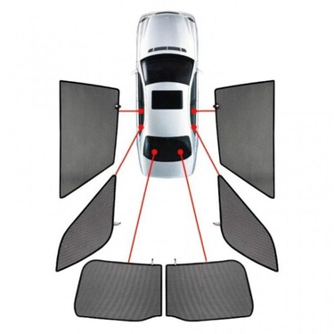 ΚΟΥΡΤΙΝΑΚΙΑ ΜΑΡΚΕ CAR SHADES ΓΙΑ LAND ROVER RANGE ROVER SPORT 5D 2023+ - 6 ΤΕΜ.