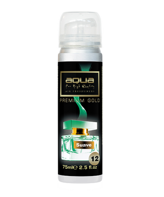 ΑΡΩΜΑΤΙΚΟ ΑΥΤΟΚΙΝΗΤΟΥ ΣΕ ΣΠΡΕΙ (SPRAY)  ΜΕ ΑΡΩΜΑ SUAVE PREMIUM GOLD SERIES 75ml AQUA - 1 TEM.