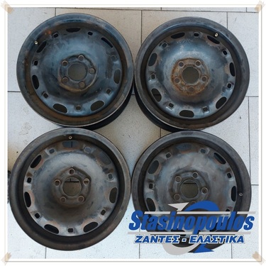 ΜΕΤΑΧΕΙΡΙΣΜΕΝΕΣ ΣΙΔΕΡΕΝΙΕΣ ΖΑΝΤΕΣ 14'' VW 5x14 5x100 ET35