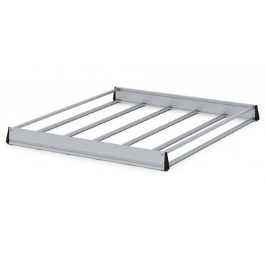 ΣΧΑΡΑ ΟΡΟΦΗΣ KARGO RACK 140x130cm ΣΙΔΕΡΕΝΙΑ ΜΕ ΠΛΑΙΝΑ ΠΡΟΦΙΛ ΑΛΟΥΜΙΝΙΟΥ