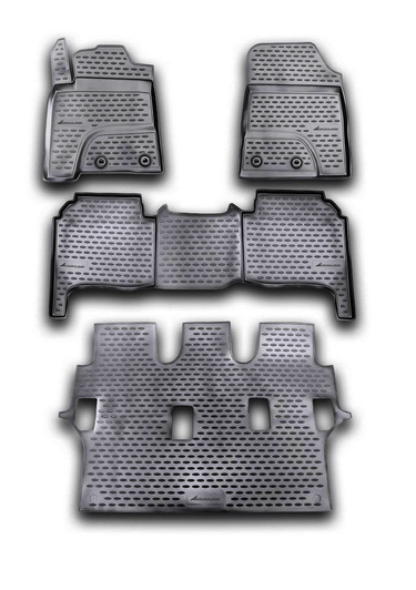 ΜΑΡΚΕ ΠΑΤΑΚΙΑ ΣΕ ΣΚΑΦΗ TPE ΛΑΣΤΙΧΟ ΓΙΑ TOYOTA LANDCRUISER 200 2012-2015  ΣΕ ΜΑΥΡΟ ΧΡΩΜΑ NOVLINE - 4 ΤΕΜ.