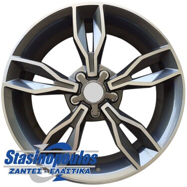 ΖΑΝΤΕΣ 19'' AUDI STYLE 8x19 5X112 ET45 ΑΝΘΡΑΚΙ ΚΩΔΙΚΟΣ : 5507