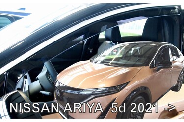 ΑΝΕΜΟΘΡΑΥΣΤΕΣ ΓΙΑ NISSAN ARIYA 5D 2022+? ΣΕΤ ΑΥΤΟΚΙΝΗΤΟΥ ΑΠΟ ΕΥΚΑΜΠΤΟ ΦΙΜΕ ΠΛΑΣΤΙΚΟ HEKO - 4 ΤΕΜ.