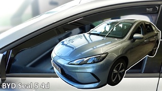 Heko - Ανεμοθραύστες για Byd Seal 5 4 Doors 2025+ Ζευγάρι Απο Εύκαμπτο Φιμέ Πλαστικό - 2 τεμ. (ΑΝΕΜ.11314)