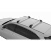 ΜΠΑΡΑ ΟΡΟΦΗΣ ΑΛΟΥΜΙΝΙΟΥ 124cm ΑΣΗΜΙ SILENZIO CX ORIGINE SYSTEM (STANDARD / FLUSH RAILING) NORDRIVE - 1 ΤΕΜ.