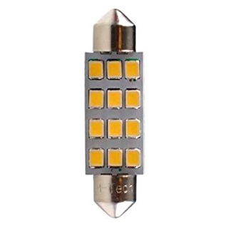 ΛΑΜΠΑΚΙΑ ΠΛΑΦΟΝΙΕΡΑΣ C5W/C10W 12V SV8.5 41mm 1,5W 12xSMD2835 LED OSRAM ΛΕΥΚΟ  BLISTER 2ΤΕΜ. M-TECH