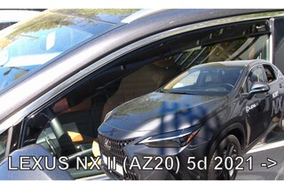 ΑΝΕΜΟΘΡΑΥΣΤΕΣ ΓΙΑ LEXUS NX (AZ20) 5D 2021+ ΣΕΤ ΑΥΤΟΚΙΝΗΤΟΥ ΑΠΟ ΕΥΚΑΜΠΤΟ ΦΙΜΕ ΠΛΑΣΤΙΚΟ HEKO - 4 ΤΕΜ.