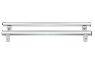 ΒΑΣΕΙΣ ΣΤΗΡΙΞΗΣ ΑΛΟΥΜΙΝΙΟΥ TBR FIXING PROFILE KIT M 116,6 cm ΣΕ ΑΣΗΜΙ ΧΡΩΜΑ ΜΕ ΥΠΟΔΟΧΕΣ T-SYSTEM ΓΙΑ ΜΠΑΡΕΣ TBR ΚΑΡΟΤΣΑΣ ΣΕ PICKUP ΚΑΙ ΑΓΡΟΤΙΚΑ ΟΧΗΜΑΤΑ MENABO - 2 ΤΕΜ.