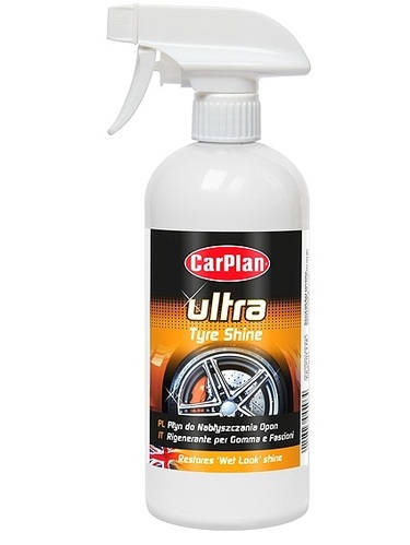 ΥΓΡΟ ΓΥΑΛΙΣΜΑΤΟΣ ΕΛΑΣΤΙΚΩΝ ΣΕ ΣΠΡΕΙ CARPLAN ULTRA TYRE SHINE 500ML