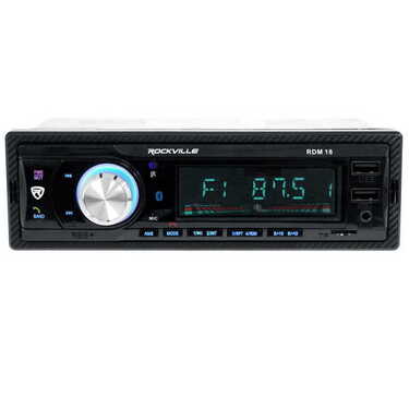 RADIO USB/SD/AUX/BLUETOOTH A2DP ΜΕ ΜΠΛΕ ΦΩΤΙΣΜΟ & REMOTE CONTROL RDM18 ROCKVILLE 