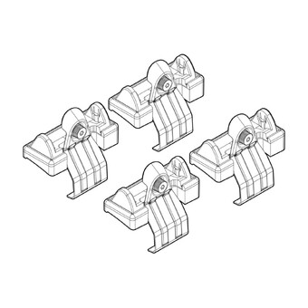 ΑΚΡΑ ΓΙΑ ΜΠΑΡΕΣ NORDRIVE ΓΙΑ FORD FIESTA 3D 11/02-08/08 KIT