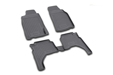 ΜΑΡΚΕ ΠΑΤΑΚΙΑ ΣΕ ΣΚΑΦΗ TPE ΛΑΣΤΙΧΟ ΓΙΑ MITSUBISHI L200 4D 1996-2005  ΣΕ ΜΑΥΡΟ ΧΡΩΜΑ NOVLINE - 4 ΤΕΜ.