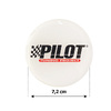 PILOT ΑΥΤΟΚΟΛΛΗΤΑ ΖΑΝΤΩΝ 7,2 cm ΛΕΥΚΟ/ΜΑΥΡΟ/ΚΟΚΚΙΝΟ ΣΜΑΛΤΟΥ - 4 ΤΕΜ.
