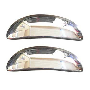 ΧΕΡΟΥΛΙΑ ΠΟΡΤΑΣ ΓΙΑ PEUGEOT 206 HB 3D/CC 98-12  ΧΡΩΜΙΟ ΜΕΤΑΛΛΙΚΑ 2ΠΟΡΤΕΣ 2ΤΕΜ