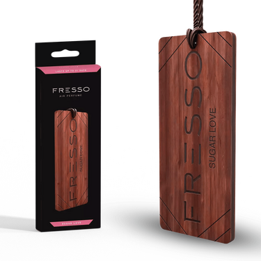 Fresso - Ξύλινο Κρεμαστό Αρωματικό Αυτοκινήτου Sugar Love - 1 τεμ. (159006/FRE)