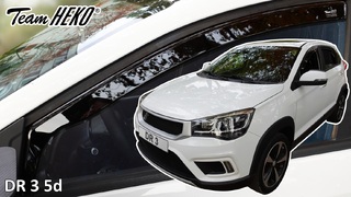 Heko - Ανεμοθραύστες για Dr 3 5 Doors 2018-2022 Ζευγάρι Απο Εύκαμπτο Φιμέ Πλαστικό - 2 τεμ. (ΑΝΕΜ.29135)