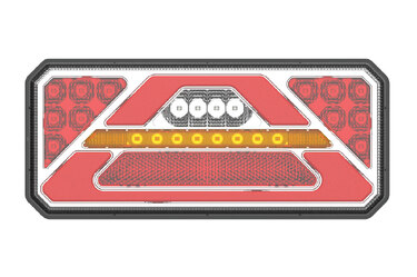 ΦΑΝΑΡΙ ΠΙΣΙΝΟ ΔΕΞΙ RCL-02-R 10-30V LED 236x104x40mm ΜΕ ΚΑΛΩΔΙΟ 1ΤΕΜ