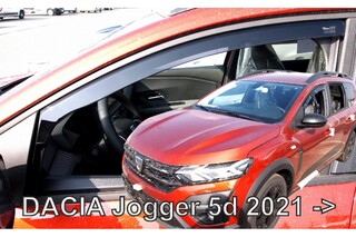 ΑΝΕΜΟΘΡΑΥΣΤΕΣ ΓΙΑ DACIA JOGGER 5D 2021+  ΖΕΥΓΑΡΙ ΑΠΟ ΕΥΚΑΜΠΤΟ ΦΙΜΕ ΠΛΑΣΤΙΚΟ HEKO - 2 ΤΕΜ.
