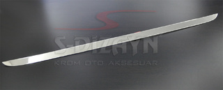 TRIM ΜΑΡΚΕ ΠΟΡΤ ΜΠΑΓΚΑΖ ΧΡΩΜΙΟ ΜΕΤΑΛΛΙΚΟ 135cm S-DIZAYN 1 TEMAXIO ΓΙΑ VW T5 TRANSPORTER 2010-2014