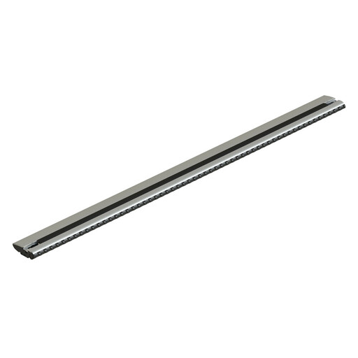 ΜΠΑΡΑ ΟΡΟΦΗΣ ΑΛΟΥΜΙΝΙΟΥ 129cm ΑΣΗΜΙ SILENZIO CX ORIGINE SYSTEM (STANDARD / FLUSH RAILING) NORDRIVE - 1 ΤΕΜ.