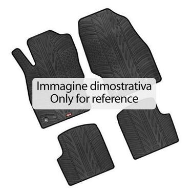 ΜΑΡΚΕ ΠΑΤΑΚΙΑ ΣΕ ΣΚΑΦΗ ΛΑΣΤΙΧΟ ΓΙΑ CITROEN JUMPY 2016+ / PEUGEOT EXPERT 2016+ / TOYOTA PROACE 04/2016+ / PEUGEOT TRAVELLER 04/2016+ SUMISURA ΣΕ ΜΑΥΡΟ ΧΡΩΜΑ ΜΕ ΚΟΥΜΠΩΜΑΤΑ LAMPA - 3 ΤΕΜ.