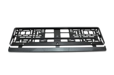 CARBON ΠΛΑΙΣΙΟ ΠΙΣΩ ΠΙΝΑΚΙΔΑΣ ΚΥΚΛΟΦΟΡΙΑΣ (52 Χ 12,5 cm) AMiO - 1 ΤΕΜ.