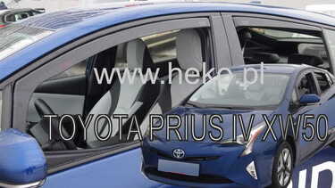 ΑΝΕΜΟΘΡΑΥΣΤΕΣ ΓΙΑ TOYOTA PRIUS 5D 2016+ ΣΕΤ ΑΥΤΟΚΙΝΗΤΟΥ ΑΠΟ ΕΥΚΑΜΠΤΟ ΦΙΜΕ ΠΛΑΣΤΙΚΟ HEKO - 4 ΤΕΜ.