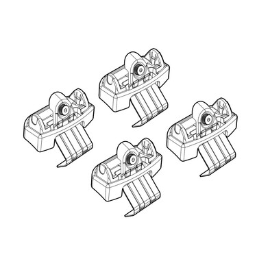 Nordrive - Πόδια για μπάρες για BMW Serie 2 Active Tourer (U06) 12/2021> 5πορτο Πολυμορφικό - 4 τεμ. (L.N21275)