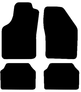 Race Axion Πατάκια Αυτοκινήτου από Ποιοτική Μοκέτα Type G Μαύρο Χρώμα - σετ 4τεμ. (MAT.G7007-RX)