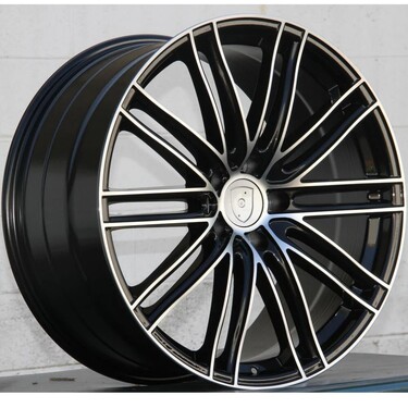 ΖΑΝΤΕΣ 21'' PORSCHE STYLE 9.5X21 11X21 5X130 ET65 60 ΔΙΑΜΑΝΤΕ ΜΑΥΡΟ ΚΩΔΙΚΟΣ : 1350