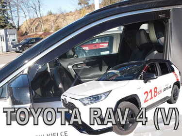 ΑΝΕΜΟΘΡΑΥΣΤΕΣ ΓΙΑ TOYOTA RAV4 V 5D 2019+ / SUZUKI ACROSS 5D 2020+ ΖΕΥΓΑΡΙ ΑΠΟ ΕΥΚΑΜΠΤΟ ΦΙΜΕ ΠΛΑΣΤΙΚΟ HEKO - 2 ΤΕΜ.