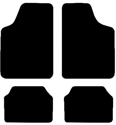 Race Axion - Πατάκια Για Επιβατικά Αυτοκίνητα τύπου Type D υλικό Μοκέτα χρώμα Black - 4 τεμ. (MAT.D7004-RX)