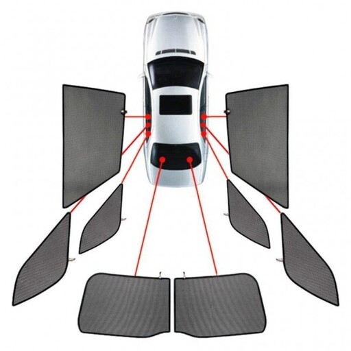 ΚΟΥΡΤΙΝΑΚΙΑ ΜΑΡΚΕ CAR SHADES ΓΙΑ BMW X6 (F16) 5D 2015-2019- 8 ΤΕΜ.