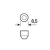 ΛΑΜΠΑΚΙΑ ΣΩΛΗΝΩΤΑ 12V/10W ΜΠΛΕ 11X31mm