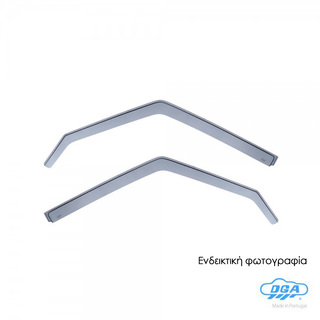 ΖΕΥΓΑΡΙ ΜΠΡΟΣΤΙΝΟΙ ΑΝΕΜΟΘΡΑΥΣΤΕΣ ΓΙΑ TOYOTA HILUX 2D 1984-1989 / TOYOTA HILUX DOUBLE CAB 4D 1984-1989 ΑΠΟ ΕΥΚΑΜΠΤΟ ΧΥΤΟ ΑΚΡΥΛΙΚΟ ΓΥΑΛΙ (CAST ACRYLIC GLASS) DGA - 2 ΤΕΜ.