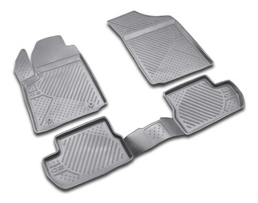 ΜΑΡΚΕ ΠΑΤΑΚΙΑ ΣΕ ΣΚΑΦΗ TPE ΛΑΣΤΙΧΟ ΓΙΑ CHEVROLET C2 10/03-12/10  NOVLINE (ΓΚΡΙ) - 4 ΤΕΜ.