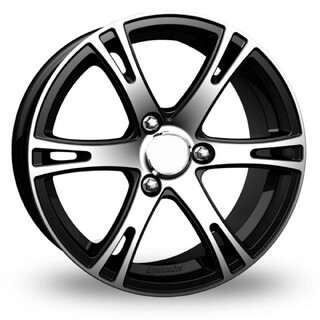 ΖΑΝΤΕΣ SMART STYLE 5.5x16 KAI 7.5x17 3X112 BLACK MATT ΔΙΑΜΑΝΤΕ ΚΩΔΙΚΟΣ : 1002 TEAM DYNAMICS STYLE