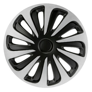 Lampa - Τάσι Αυτοκινήτου 13’’ Kojin Carbon TECH-ONE από υλικό ABS Ασημί / Μαύρο - 1 TEM (L3147.1)